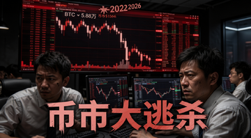 2026���д���ɱ������BTC��̽5.88������ETHʧ��$1565��K���ٲ�ʽ�µ�����ɫ������Ļ������Ա�������أ�����������д���ɱ������