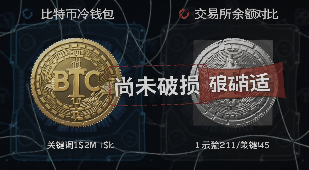 ���ر���Ǯ���ͽ��������Ա�ʾ��ͼ,�ؼ���BTC,��ע����δ��������