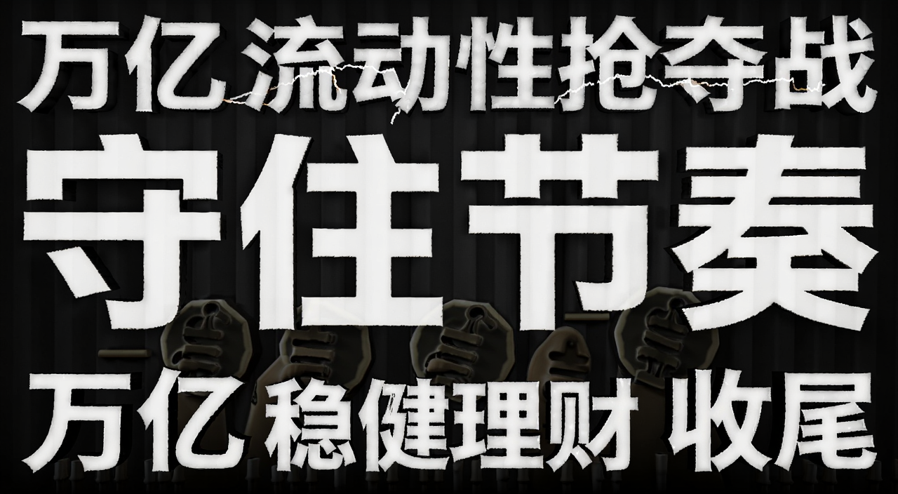 万亿流动性抢夺战 普通人 稳健理财 收尾图 文字“守住节奏”