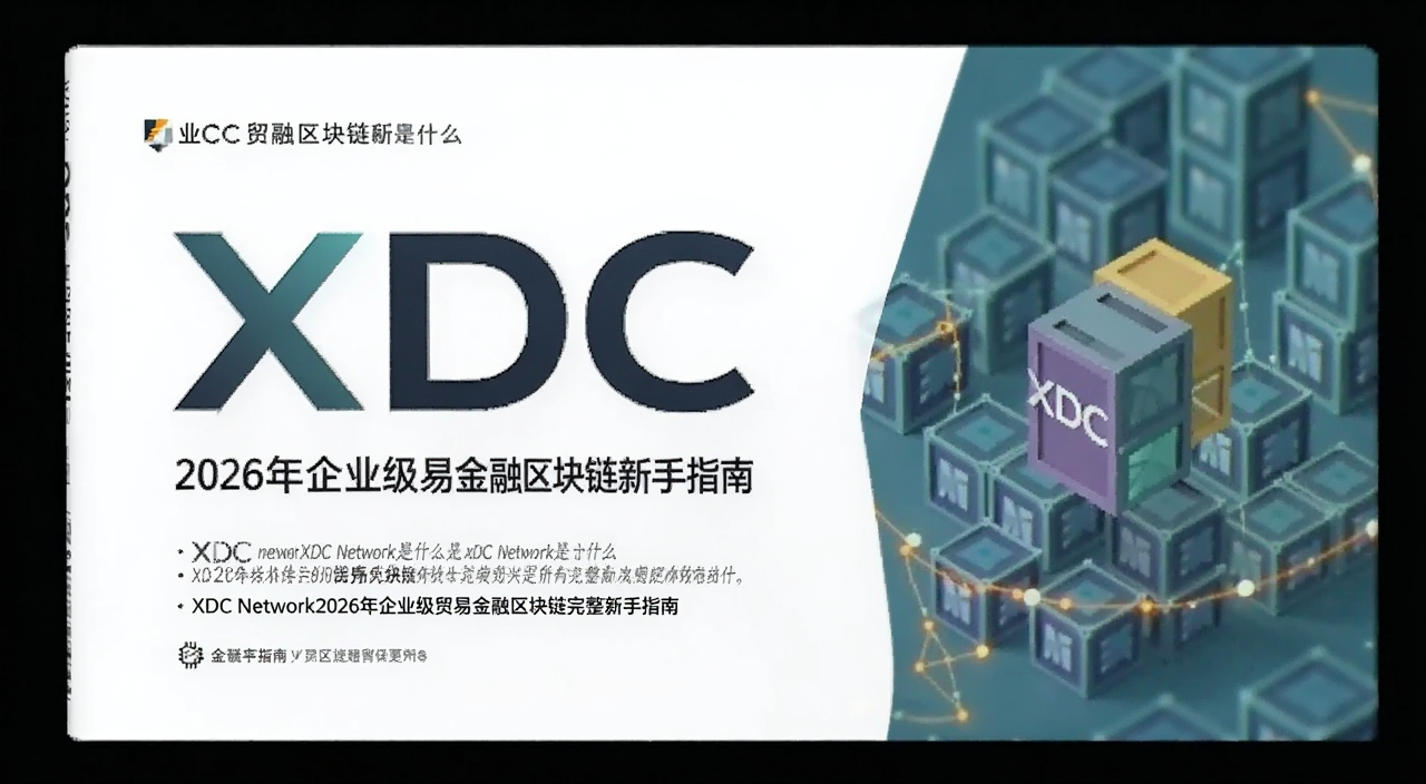 XDC Network��ҵó�׽�������������ָ�Ϸ���ͼ,����ע��XDC Network��ʲô,2026����ҵ��ó�׽�����������������ָ��