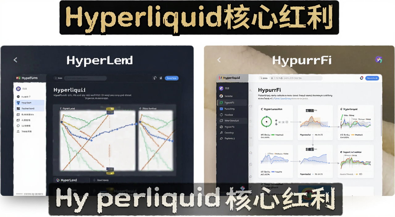 HyperEVM��⣺��ЩӦ���������Ե�Hyperliquid�ĺ��ĺ����� ��ͼչʾHyperLend��HypurrFi�Ľ����ͼ�Աȣ�ͻ�����������ۺϹ��ܣ���ע��Hyperliquid���ĺ������ؼ���,