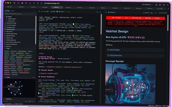 cyberWriter Mac版 原生SwiftUI Markdown知识库编辑器截图3