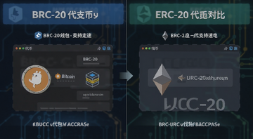 BRC-20���Һ�ERC-20����Ǯ��֧�ֶԱ�ʾ��ͼ��չʾ���ر�Ǯ������̫��Ǯ���Ľ�����죬����BRC-20�ؼ���