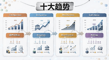 2026年资产代币化十大统计数据 趋势分析 信息图 文字标注“十大趋势”