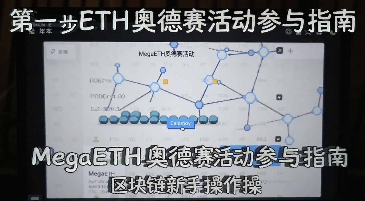 MegaETH奥德赛活动参与指南 区块链新手操作界面截图 文字标注“第一步”