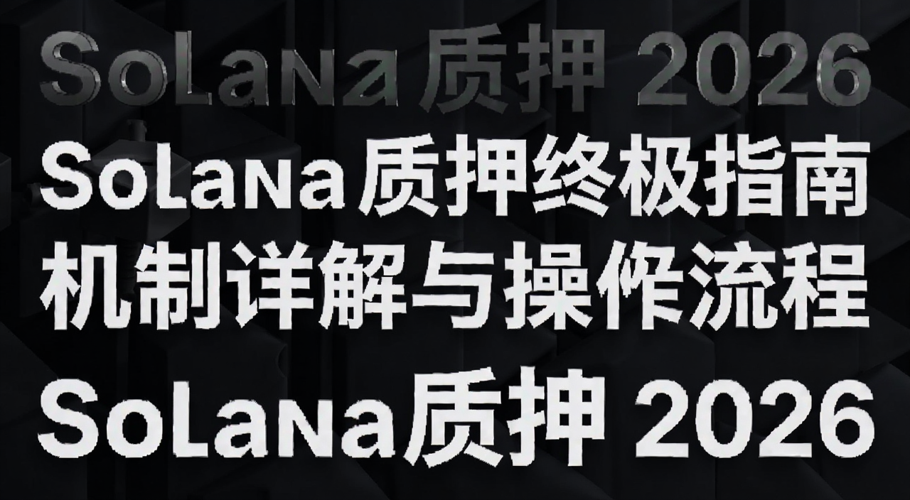 Solana质押终极指南 机制详解与操作流程 封面图 文字标注 Solana质押 2026