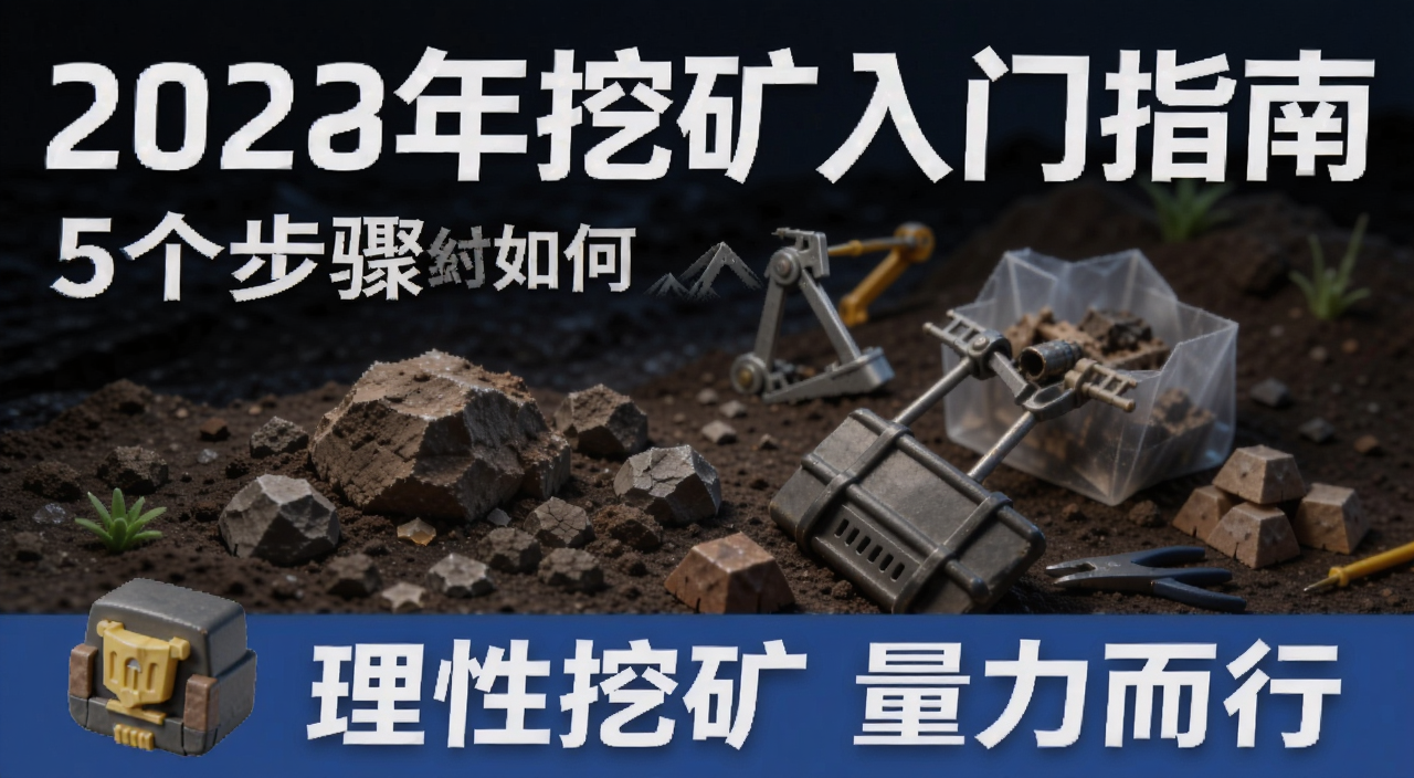 2026年挖矿入门指南 5个步骤教你如何挖矿赚钱 结尾图 文字“理性挖矿 量力而行”