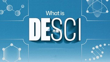 DeSci去中心化科学科研流程图,关键词DeSci