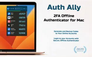 Auth Ally Mac版 离线2FA双因素验证码生成工具截图1