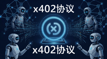 һ�ſƼ��в廭������������һ�������֧��Э����ţ���Χ������AI�����˺�������������������������ڵ㣬ͻ��x402Э��ĺ��ĸ��ͼƬ�����ֱ�ע��x402Э�顱