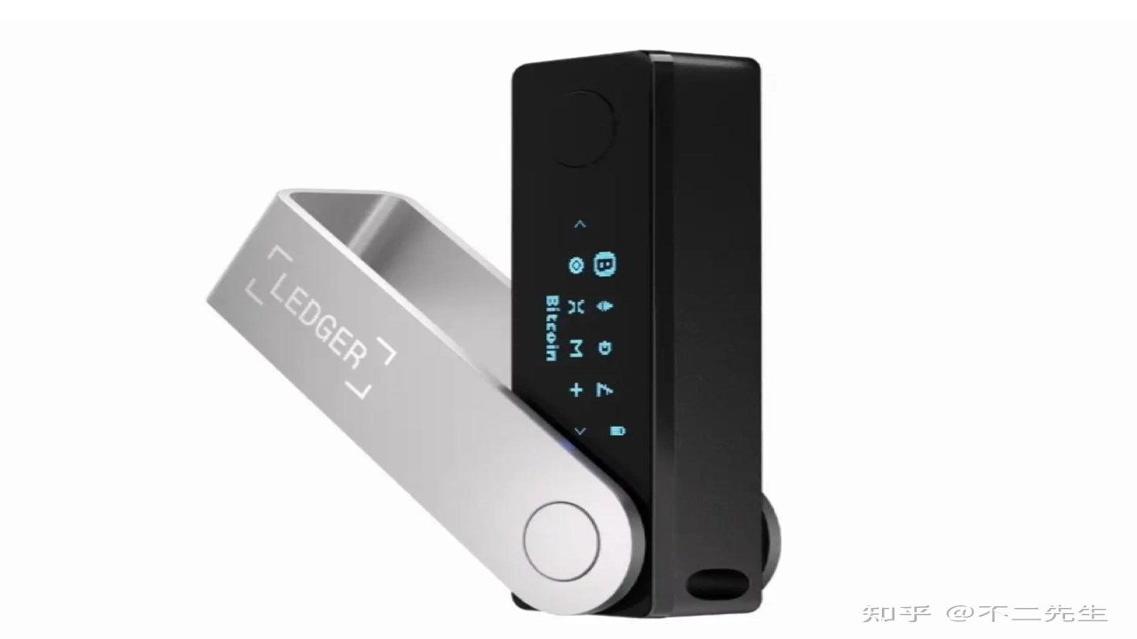 冷钱包硬件设备实物图,展示Ledger或Trezor等冷钱包外观,对应冷钱包与热钱包区别主题
