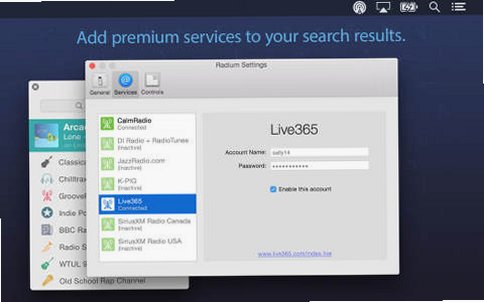 Radium for Mac(网络收音机)截图3