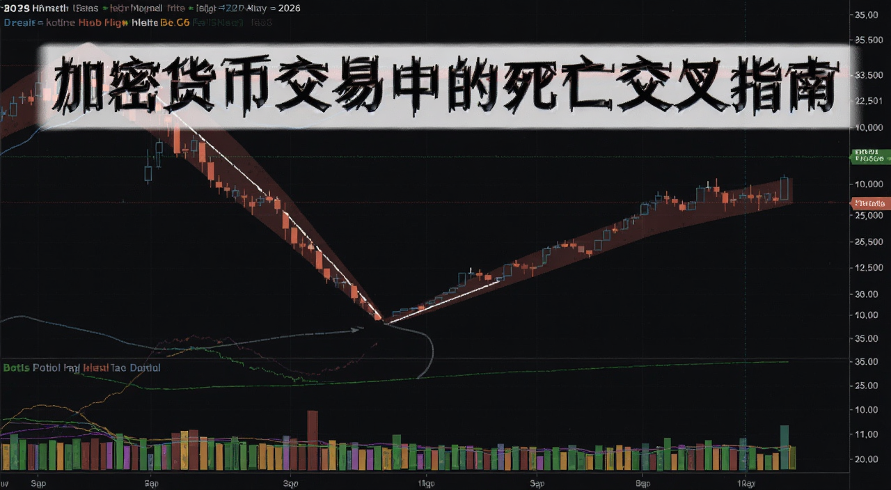 2026年比特币日线图死叉形态与成交量对比图,图中包含