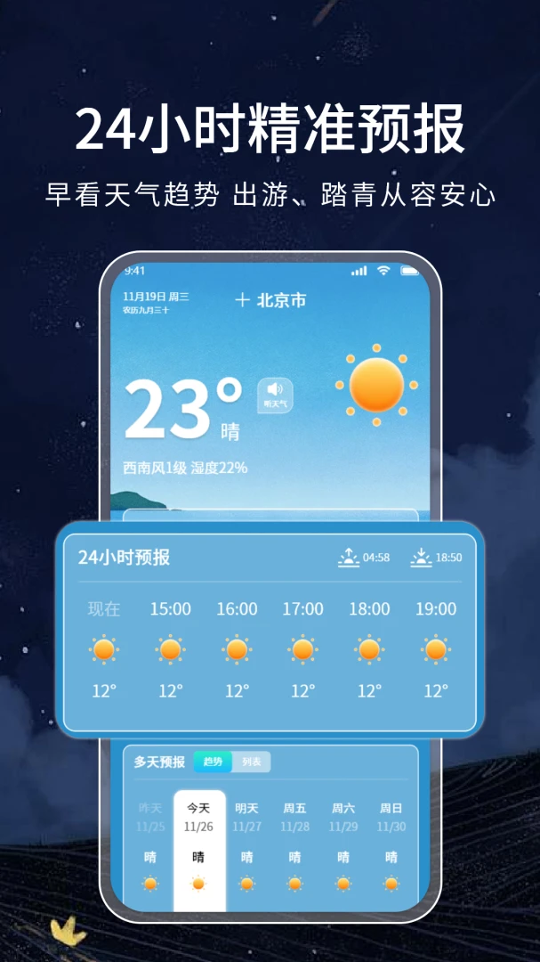 天气通预报1.4.5 安卓版截图0