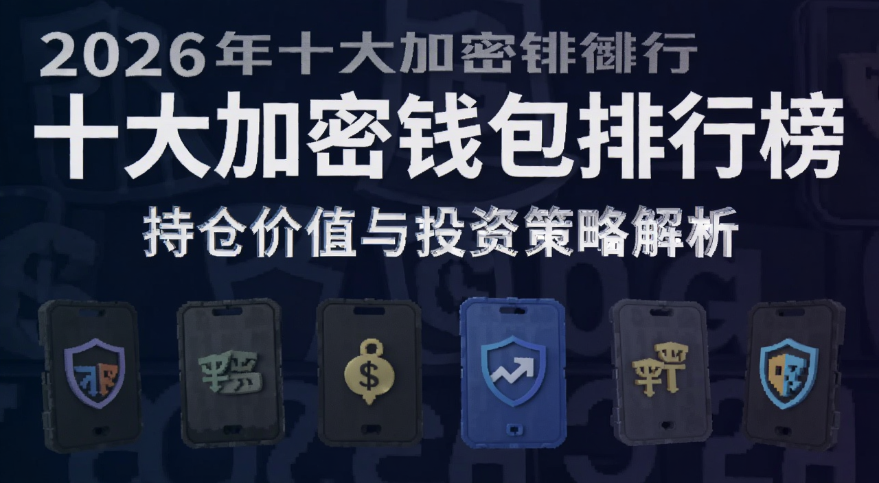 2026年十大加密钱包排行榜 持仓价值与投资策略解析 封面图 文字标注 加密钱包排行