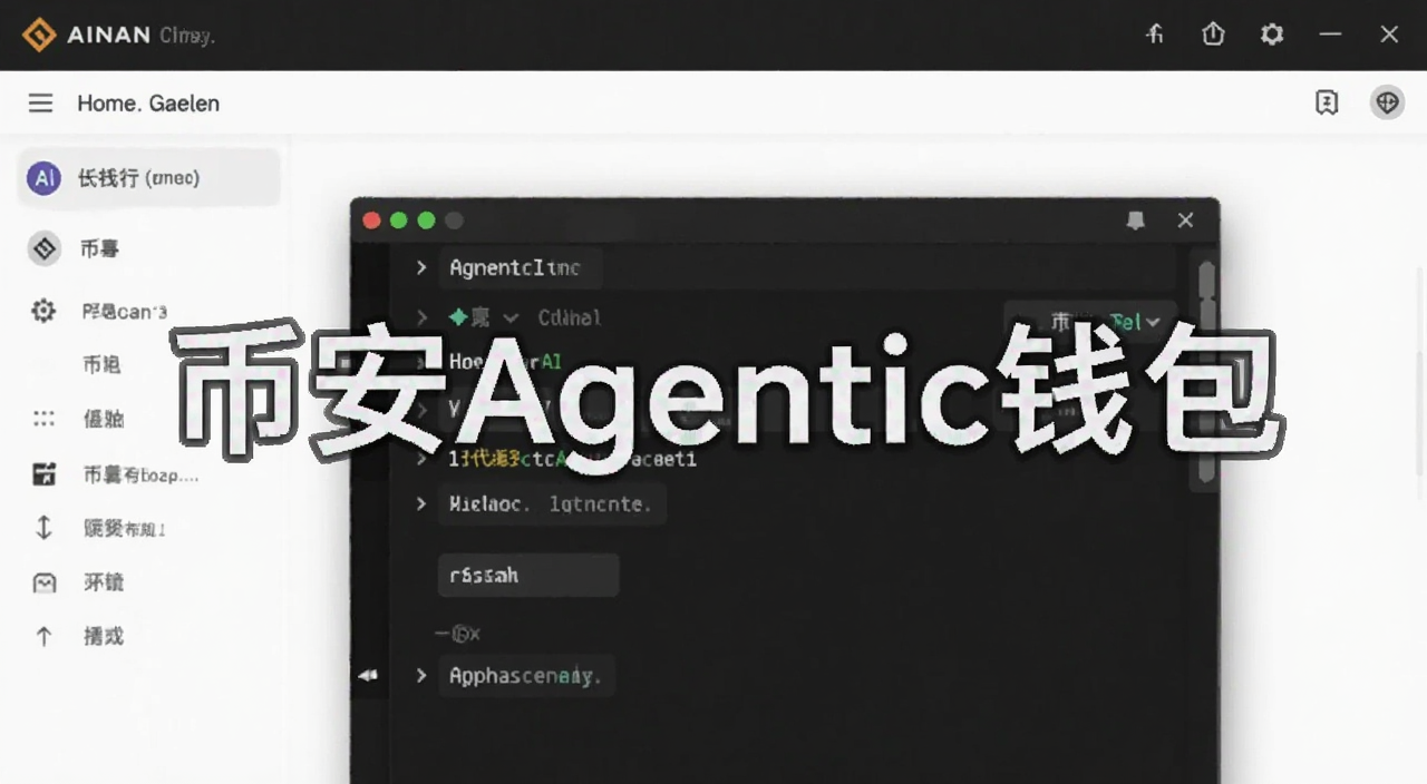 币安Agentic钱包AI代理无私钥使用教程界面截图,标注“币安Agentic钱包”字样