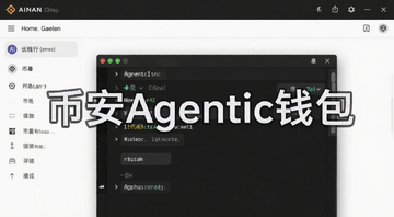 币安Agentic钱包AI代理无私钥使用教程界面截图,标注“币安Agentic钱包”字样
