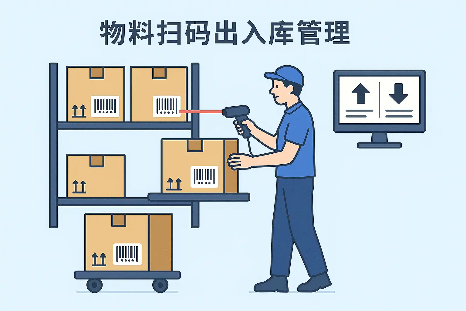 智慧物控扫码出入库操作流程