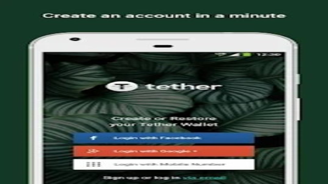 Tether钱包官方下载安装页面截图,tether.wallet下载二维码和版本号