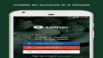 Tether钱包官方下载安装页面截图,tether.wallet下载二维码和版本号
