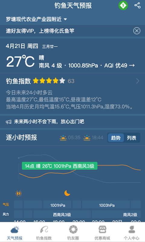 钓鱼天气最新版本查询指南总结配图 钓鱼天气最新版本使用场景