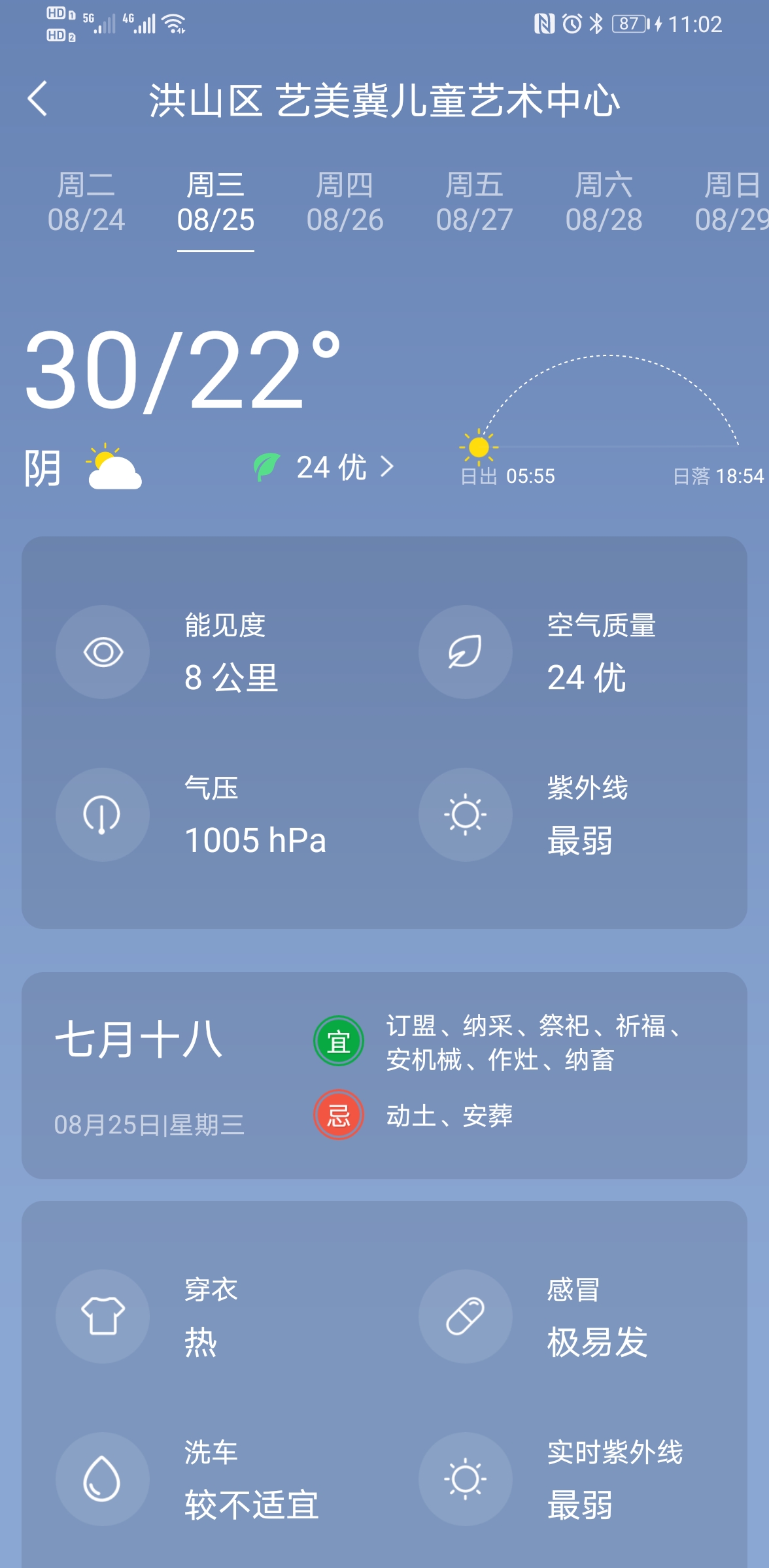 宜时天气精准预报实时掌握出行好时机