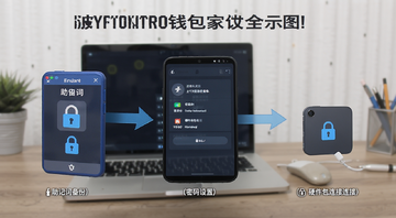 波场TRX钱包安全设置示意图,展示助记词备份、密码设置、硬件钱包连接等安全操作场景
