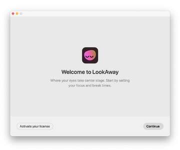 LookAway for Mac 智能护眼休息提醒软件 自定义休息时长和提醒方式设置界面