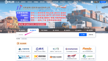 维运网货物跟踪查询 集装箱动态查询界面