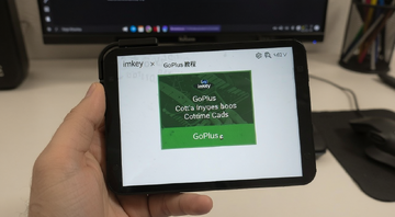 imKey硬件钱包连接GoPlus教程 展示imKey屏幕显示GoPlus请求连接确认界面