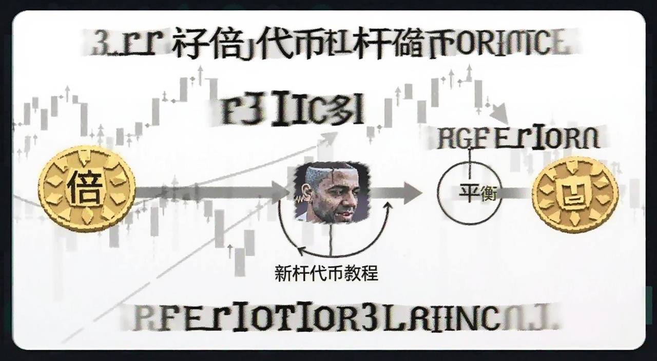 杠杆代币是什么 新手教程 数字货币杠杆代币原理示意图 图中文字标注“3倍做多”“再平衡”