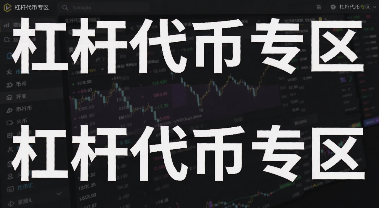 支持杠杆代币的平台 币安 火币 OKX 界面截图 图中文字标注“杠杆代币专区”