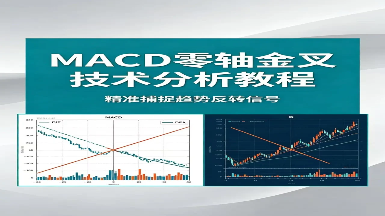 币圈MACD金叉死叉信号图解,包含零轴上下方金叉死叉对比