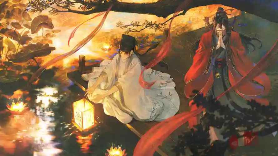 赐福红尘 国风祈福祈愿场景插图