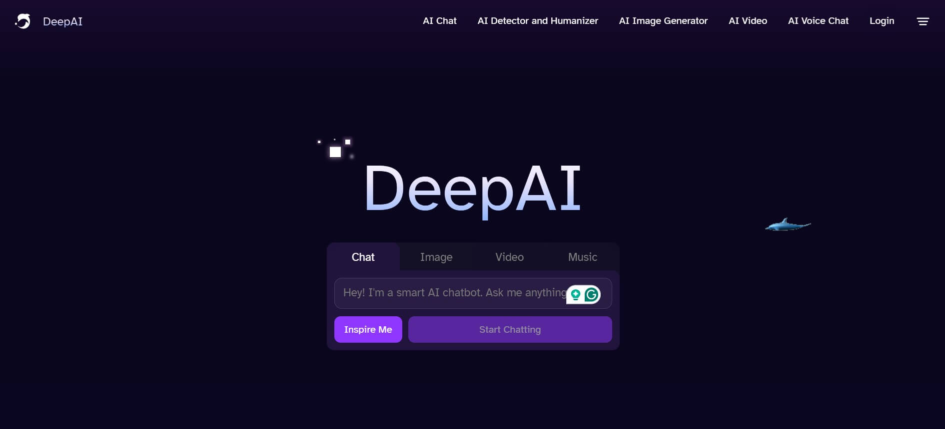 DeepAI一键成片文案输入与参数设置界面