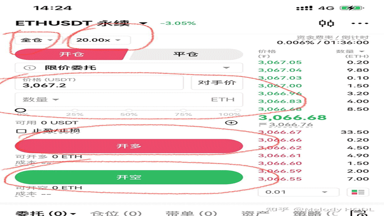 加密货币合约杠杆倍数选择界面截图,关键词包含新手合约交易