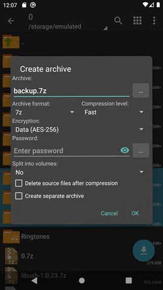 ZArchiver Pro蓝色版2026最新版v1.0.11安装版截图4