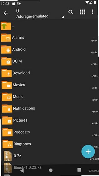 ZArchiver Pro蓝色版2026最新版v1.0.11安装版截图1
