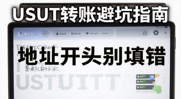 USDT转账避坑指南 配图 文字标注“地址开头别填错”