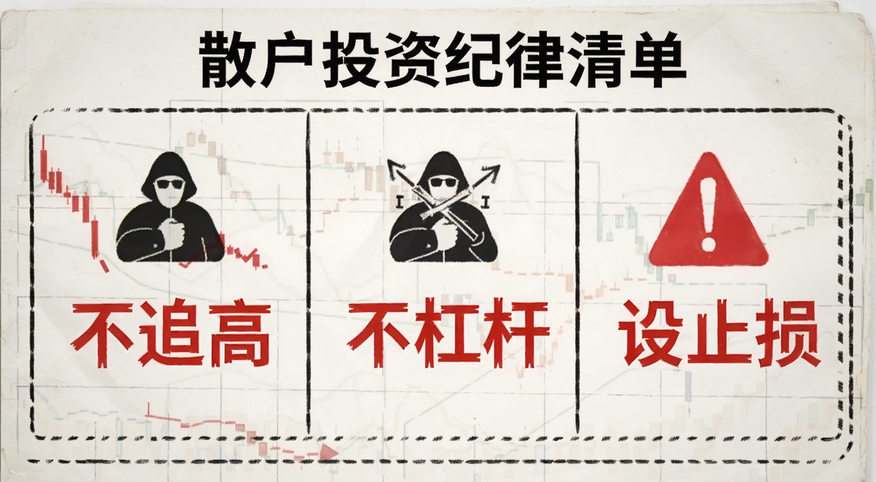 散户投资纪律清单图 标注