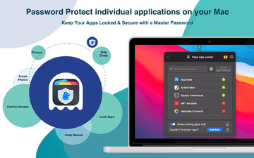 AppLocker for Mac(应用程序加密保护工具) 应用程序加密保护工具推荐 软件上锁界面