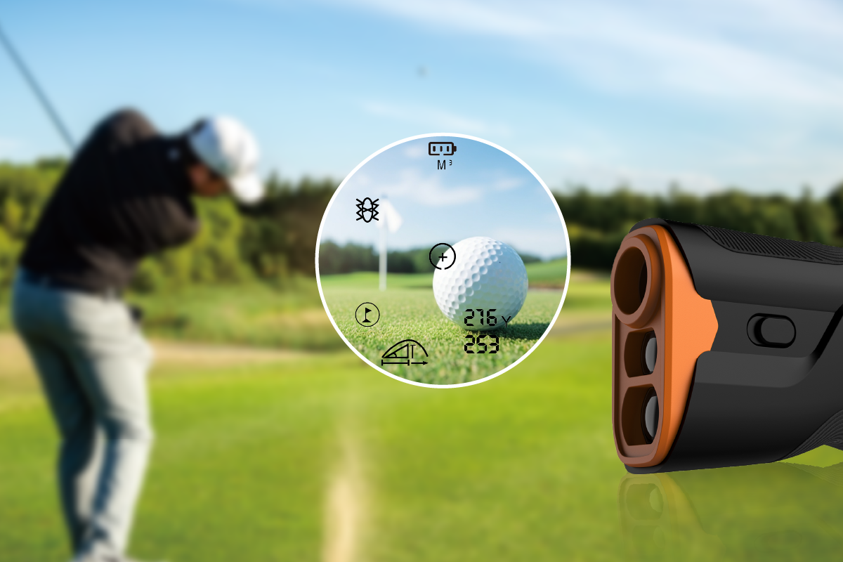 NEXQUB Golf 测距仪握持手感与续航细节
