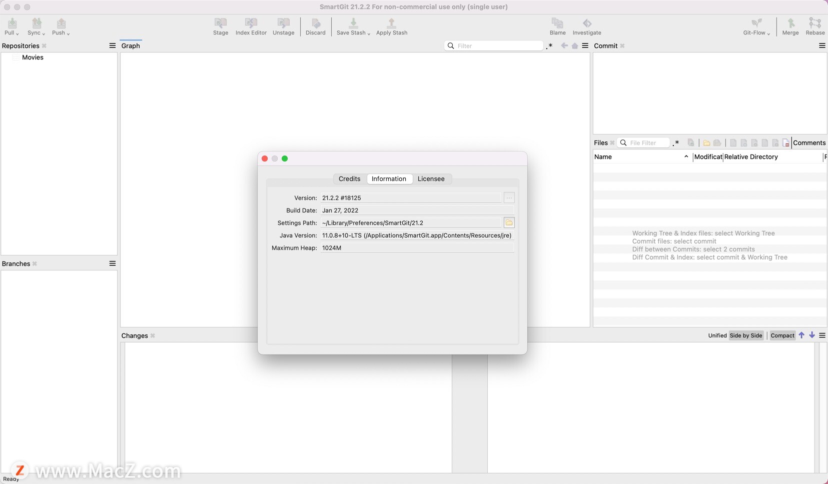 Gitfox Mac版 原生macOS图形化Git客户端 偏好设置与SSH配置界面配图