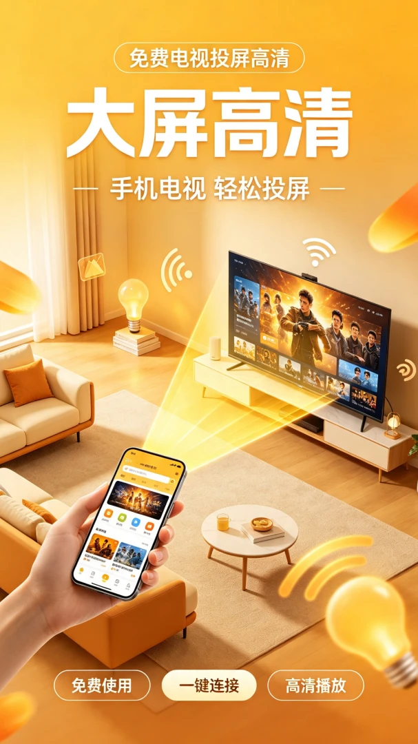 免费电视投屏高清1.0.2 免费版截图0