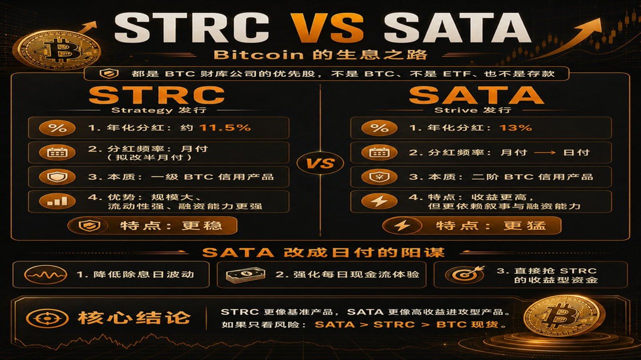 STRC,财经类文章结尾配图,包含STRC字样和金币元素