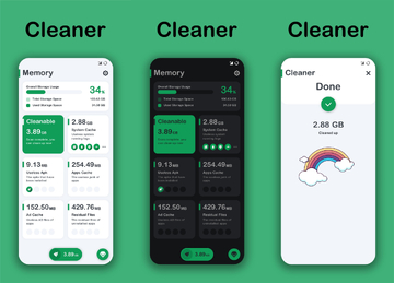 免费清理管家app最新版 清理前后存储对比图