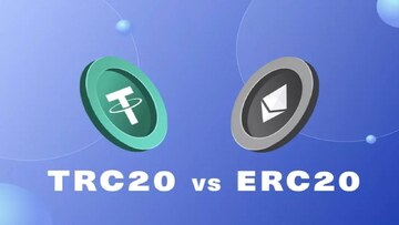 新手提币选链ERC20 TRC20网络确认界面