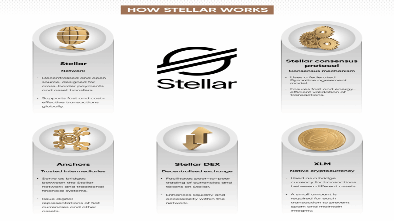 Stellar XLM代币图标和区块链网络示意图,关键词Stellar XLM 富豪名单 2026