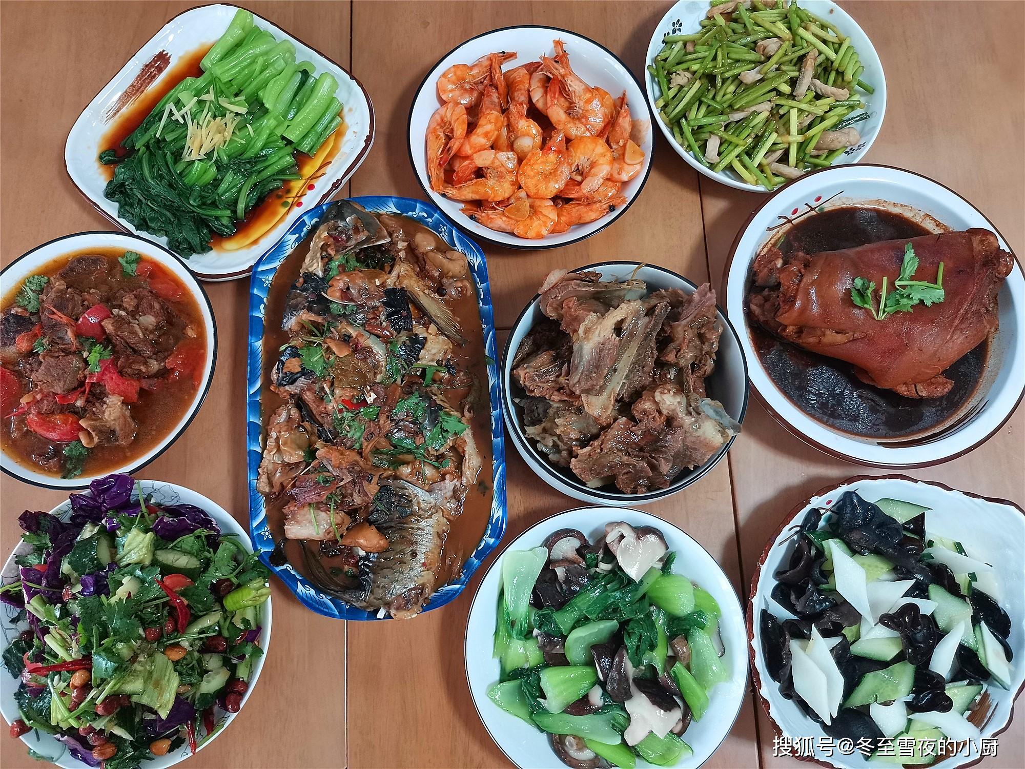 小帮菜一桌家常饭菜搭配与上菜顺序