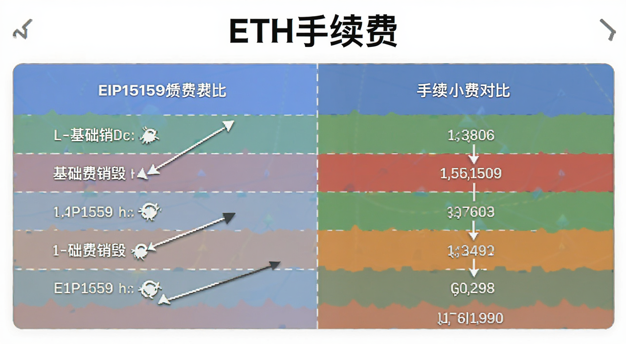 EIP1559�����ѶԱȱ���ʾ��ͼ,��ע���������ٺ�С��,����д��ETH�����ѡ�